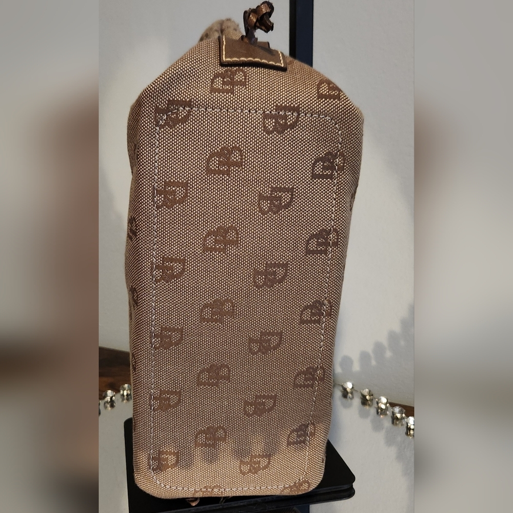 Dooney & Bourke Signature Tulip Tassel Monogram Tote. EUC - Picture 5 of 17